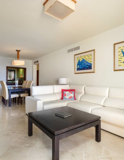 Before: lounge and dining space