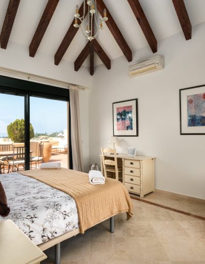 Before: bedroom with sliding doors