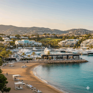 Marbella coastline on the Costa del Sol